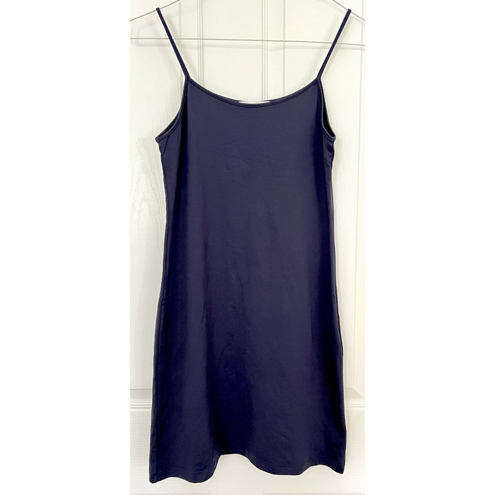 Anne Fontaine Paris Sindy Navy Blue Camisole Slip Dress France Size EU 40, US 8